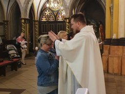 Błogosławieństwo nowej Margaretki modlącej się w intencji ks. Krystiana, 07.10.2022